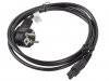 Lanberg Kabel zasilający Laptop (MIKI) IEC 7/7 - IEC 320 C5 1.8M VDE czarny